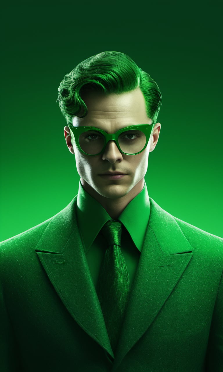 a giant 8K poster of,  The Riddler,  Edward Nigma by amf101fma on Tensor.Art