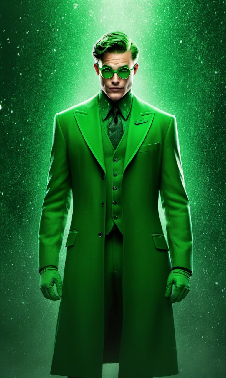 a giant 8K poster of,  The Riddler,  Edward Nigma by amf101fma on Tensor.Art