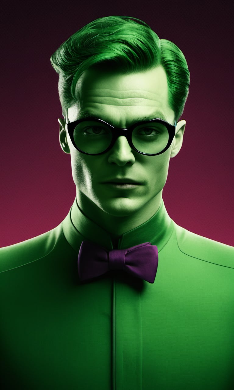 a giant 8K poster of,  The Riddler,  also known as Edward Nigma by amf101fma on Tensor.Art