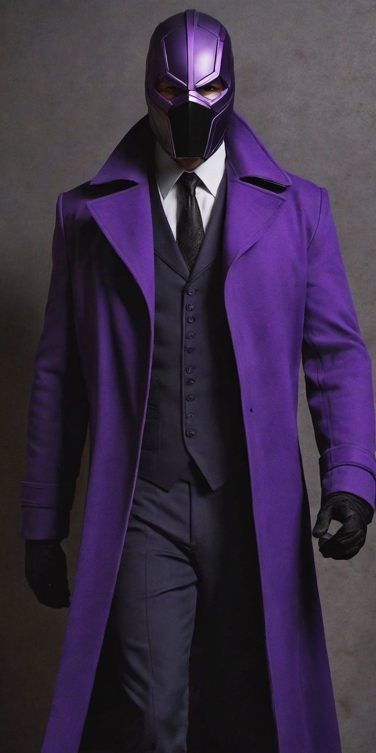 "Craft an intricate 4K portrait of Helmut Zemo,  portraying his calculating and enigmatic persona. Showcase his sharp feat...