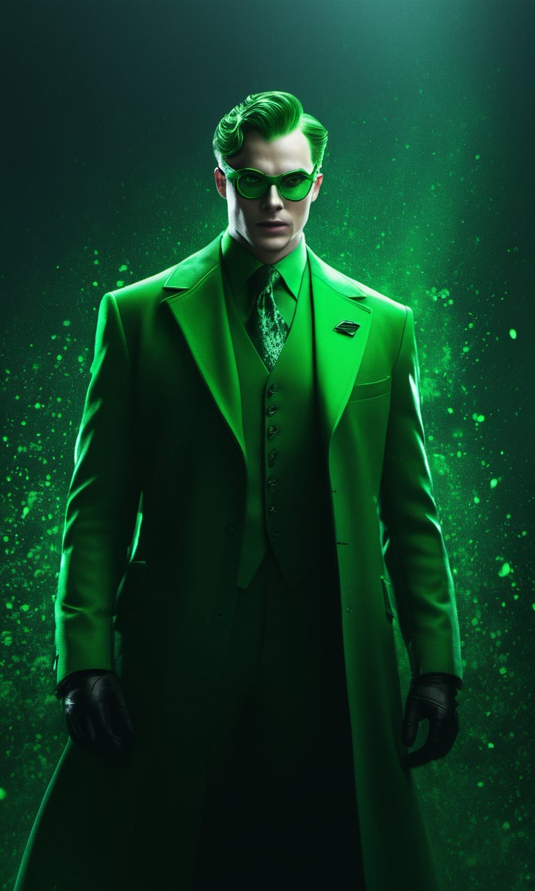 a giant 8K poster of,  The Riddler,  Edward Nigma by amf101fma on Tensor.Art