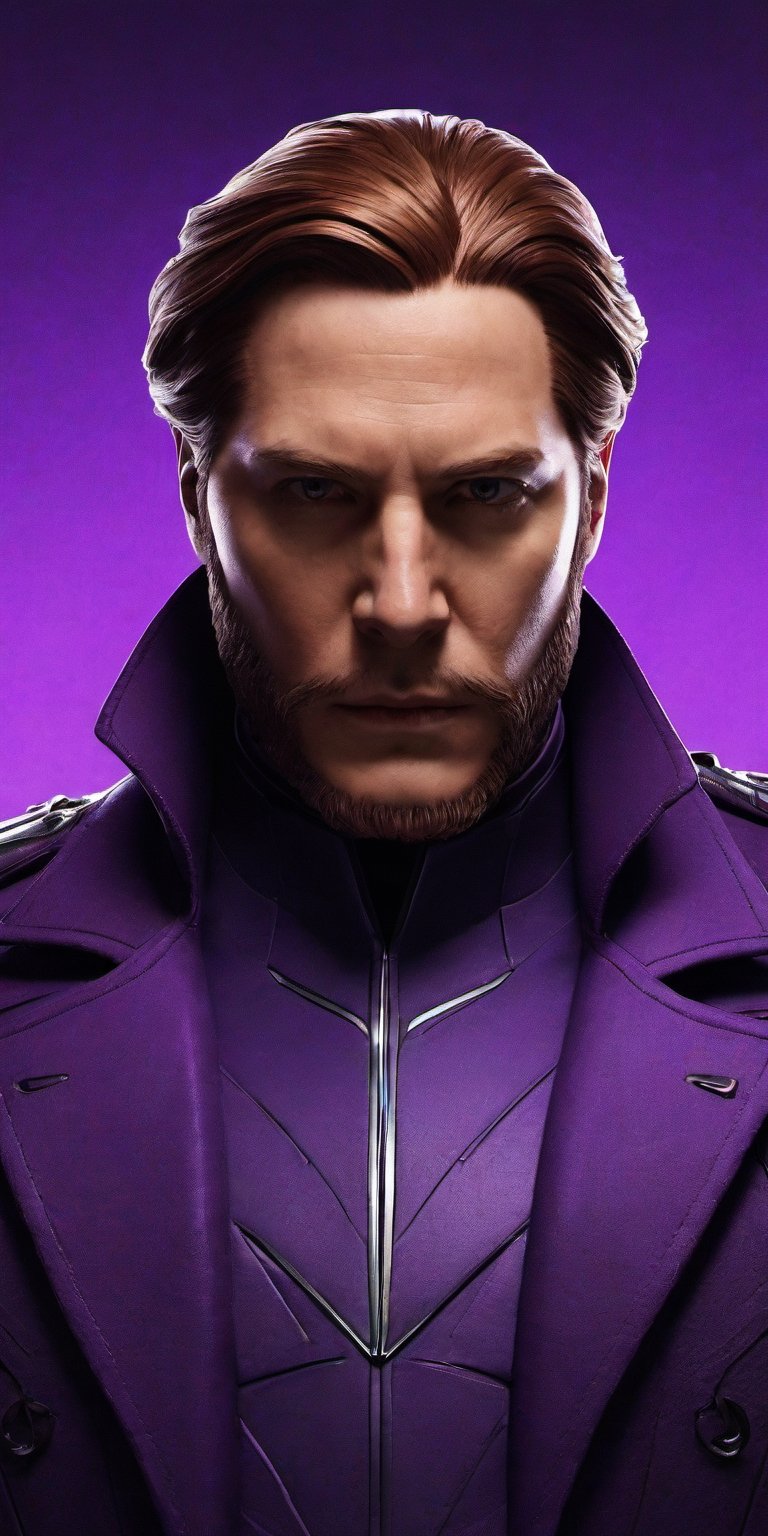 "Craft an intricate 4K portrait of Helmut Zemo,  portraying his calculating and enigmatic persona. Showcase his sharp feat...