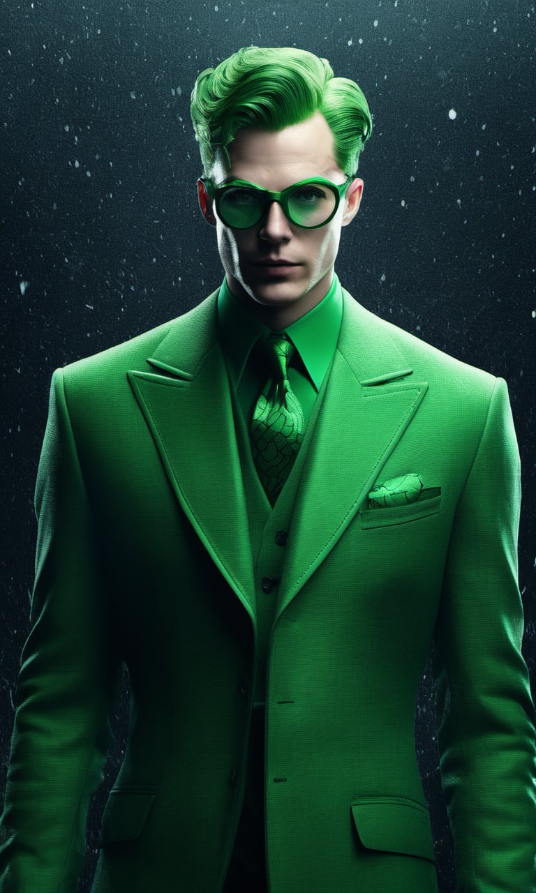 a giant 8K poster of,  The Riddler,  Edward Nigma by amf101fma on Tensor.Art