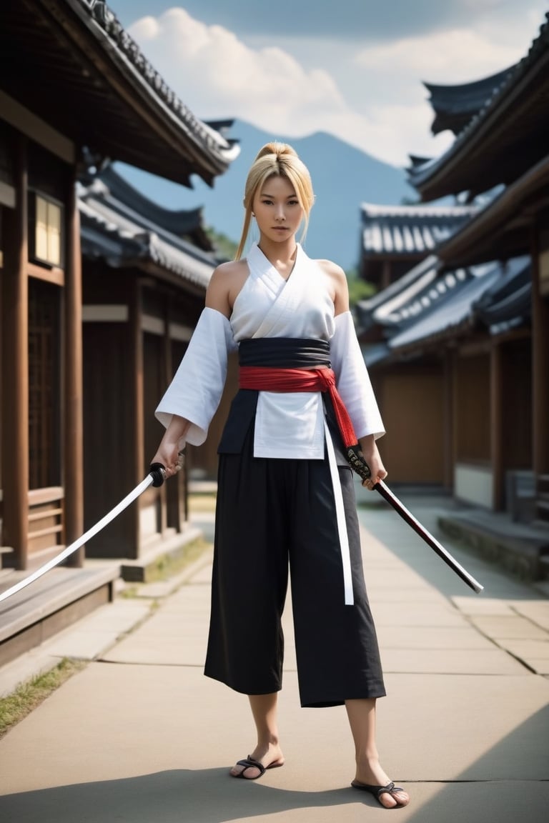 masterpiece beautiful athletic female body,  battoujutsu,  full body view by Snakeking on Tensor.Art