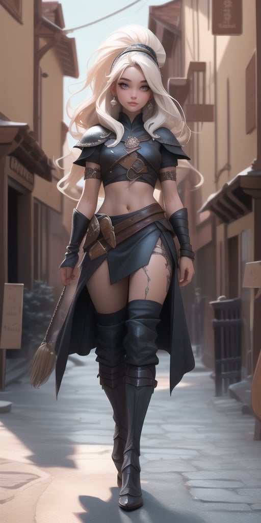 (born of the mist, magical energy), sorceress, (dark magic: 1.2), TES skyrim game mage, skyrim, ((crop top)), ue5, concept art, delicate face, cute eyes, shaggy and full hair, hair long and fluffy, full body, painting, absurd details, walking the streets of a medieval town, best quality, masterpiece, ultra detailed, beautiful and symmetrical face, symmetrical eyes, detailed hands, shapely hands, proportionate body, slender body, 8k, best quality, ultra detailed