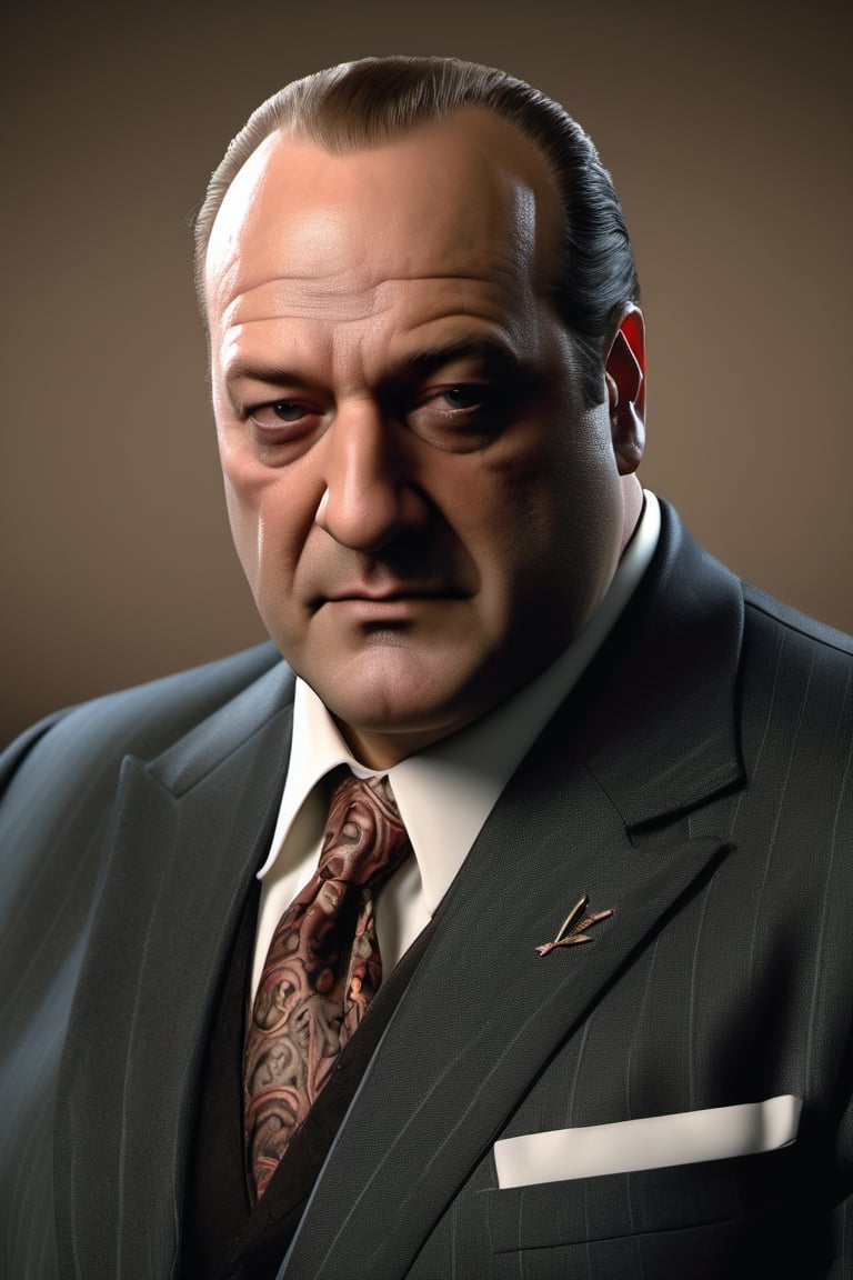 RAW natural photo OF TONY SOPRANO realistic,  no muscles,  slim body by SAIONARA on Tensor.Art