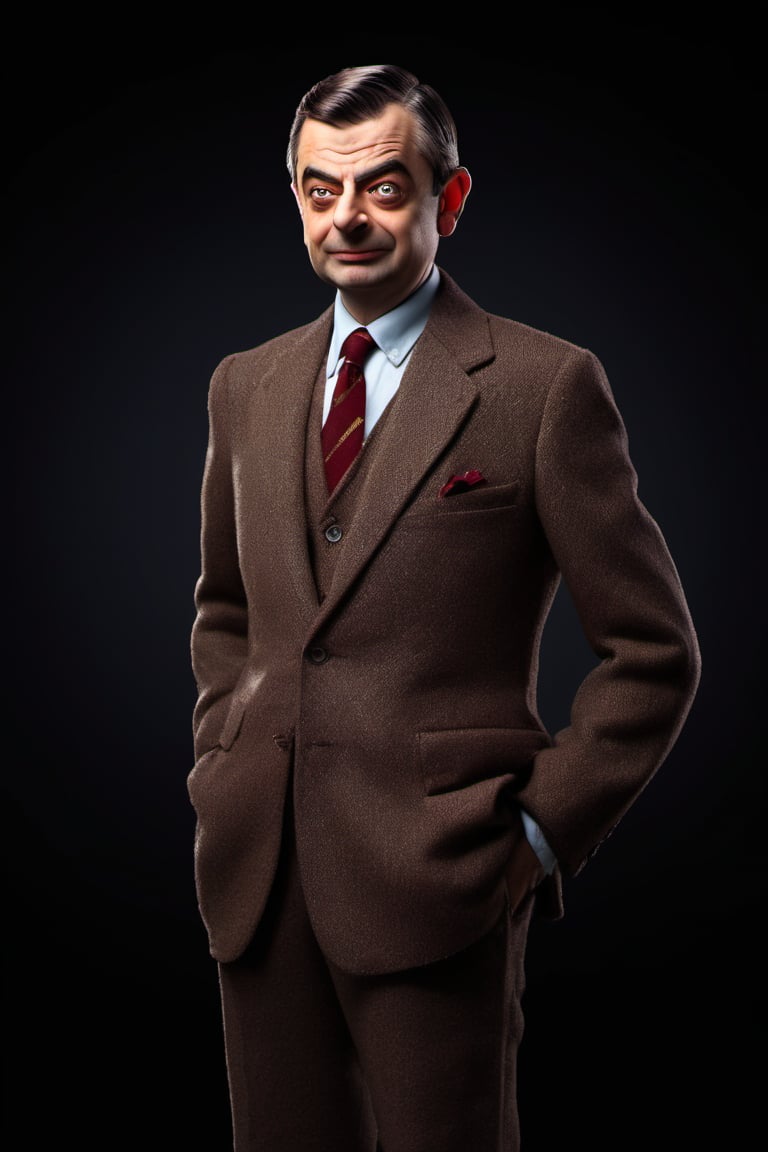 RAW natural photo OF mr bean ,  slim body,  realisct by SAIONARA on Tensor.Art