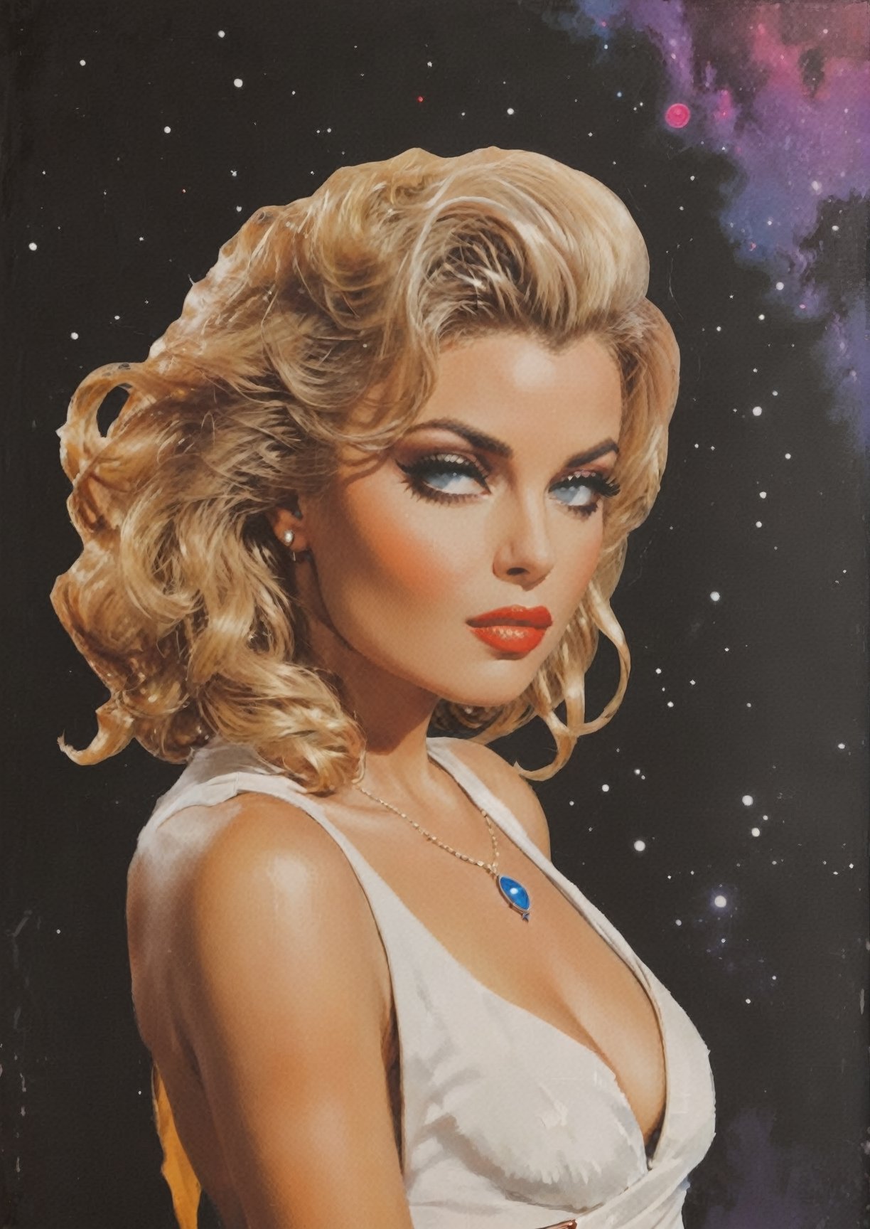 Minimalist painting of sci - fi character design,  minimal design,  psy by ogkai on Tensor.Art