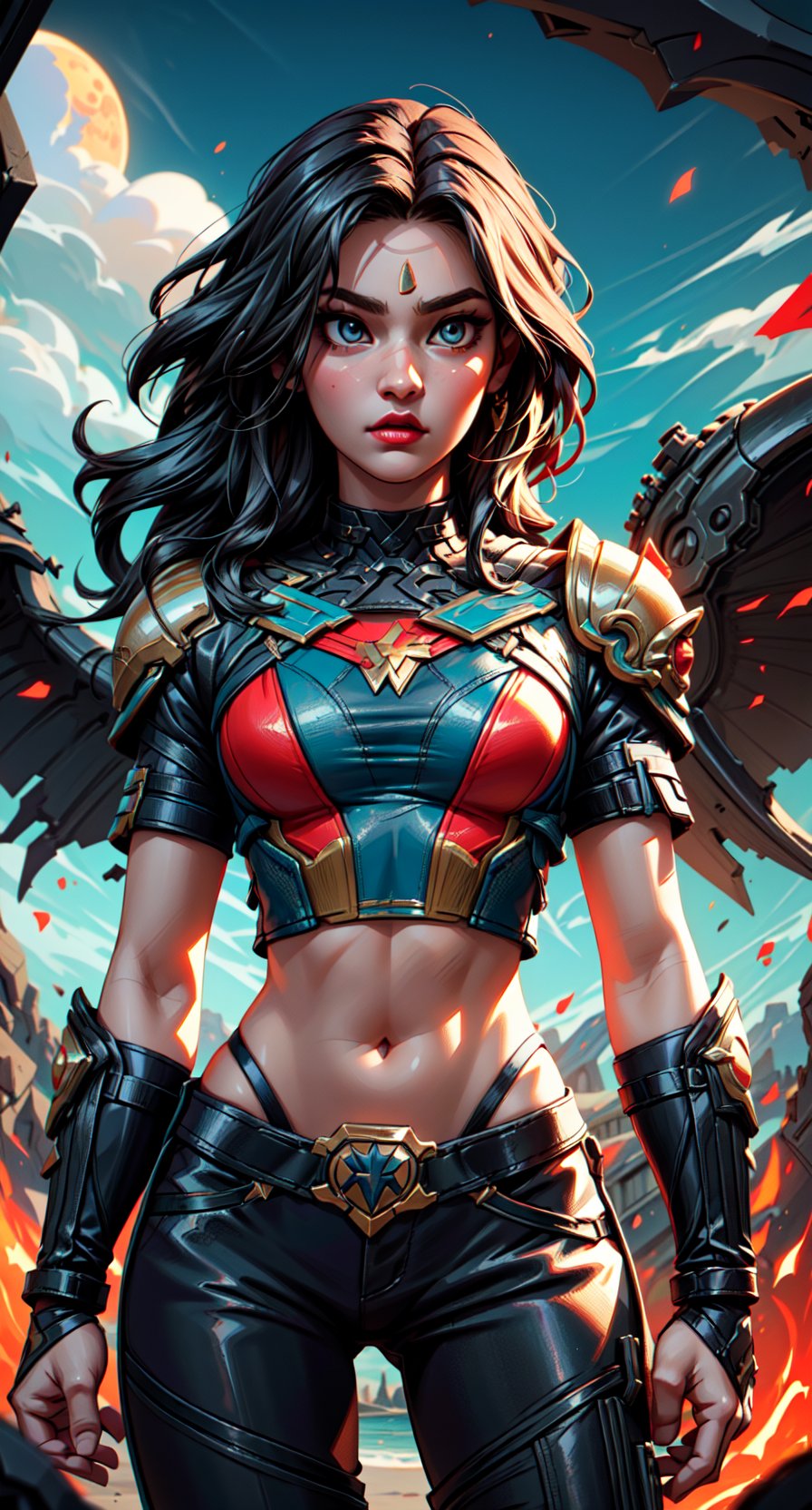 centered,  masterpiece,  korean wonder women by saran on Tensor.Art