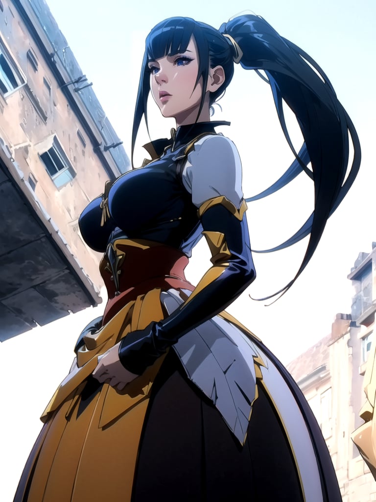 narberal gamma,white background,Ultra-detail,(highres:1.1),best quality,(masterpiece:1.3),cinematic lighting, sexy breasts, 3DMM, big breasts, slim body, full lenth body, long legs, black hair, long_ponytail, black eyes,
realistic, (masterpiece - 1.2),very sexy face and also a sexy  figure  pornstar  with big natural boobs and curvy ass ,8k,highly detailed,ultrarealistic,hyperrealistic,high quality render,high quality,highly detailed background,frilled dress, long skirt, 1 girl,solo, realhands,dream_girl,Sexy