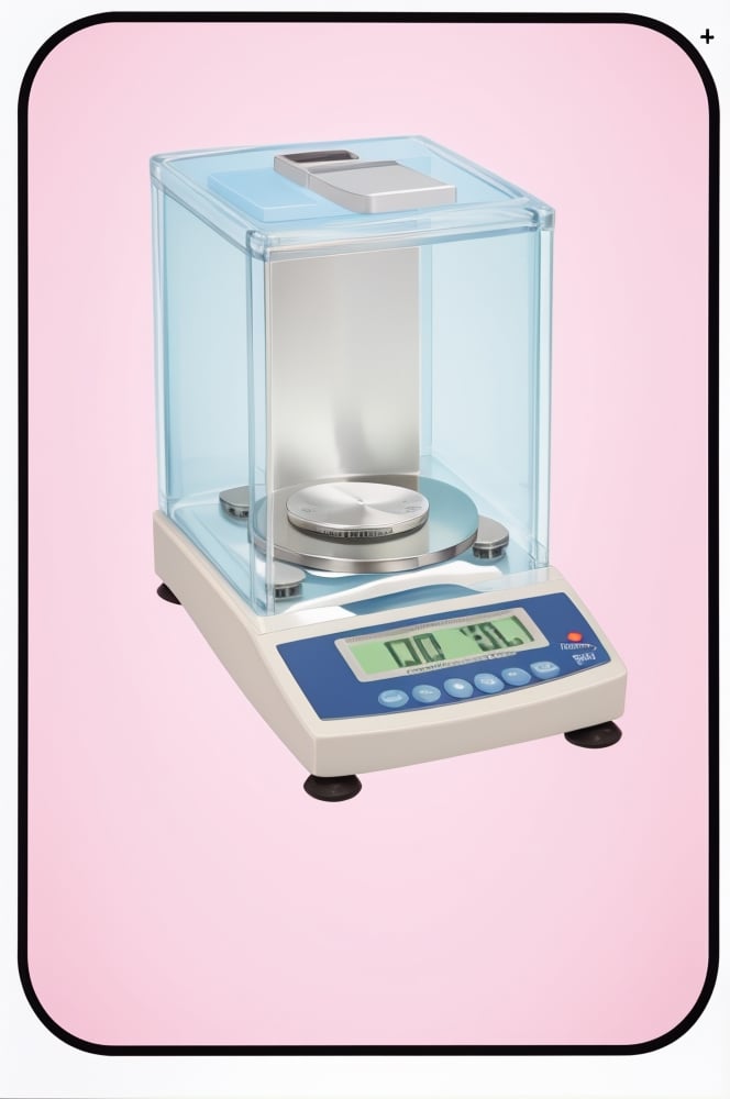 Analytical scale, gradient background color, Loteria