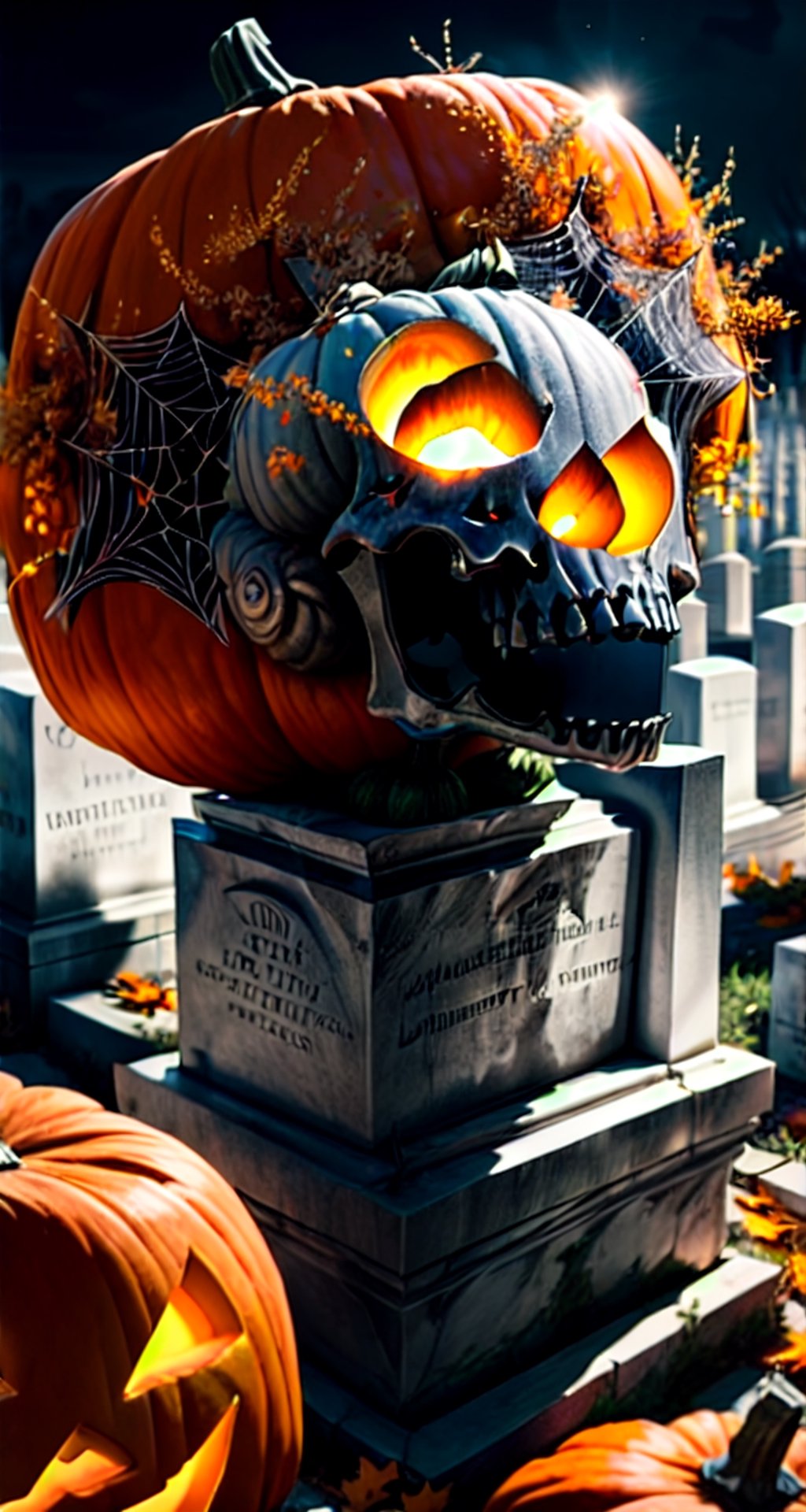 BREAK (pumpkin jack: 1.5),  (pumpkin lantern: 1.3),  BREAK (dark cemetery: 1.5) by ZhangLiao on Tensor.Art