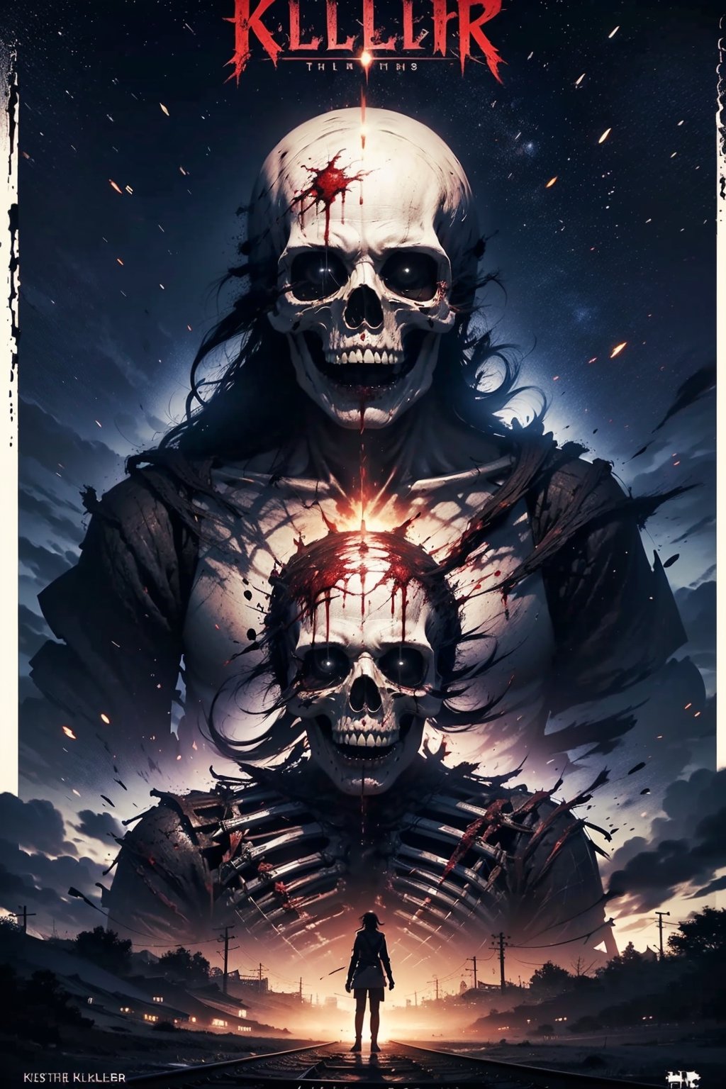 DarkTheme,  EpicSky,  poster horror by Bờ Lắc Suun on Tensor.Art