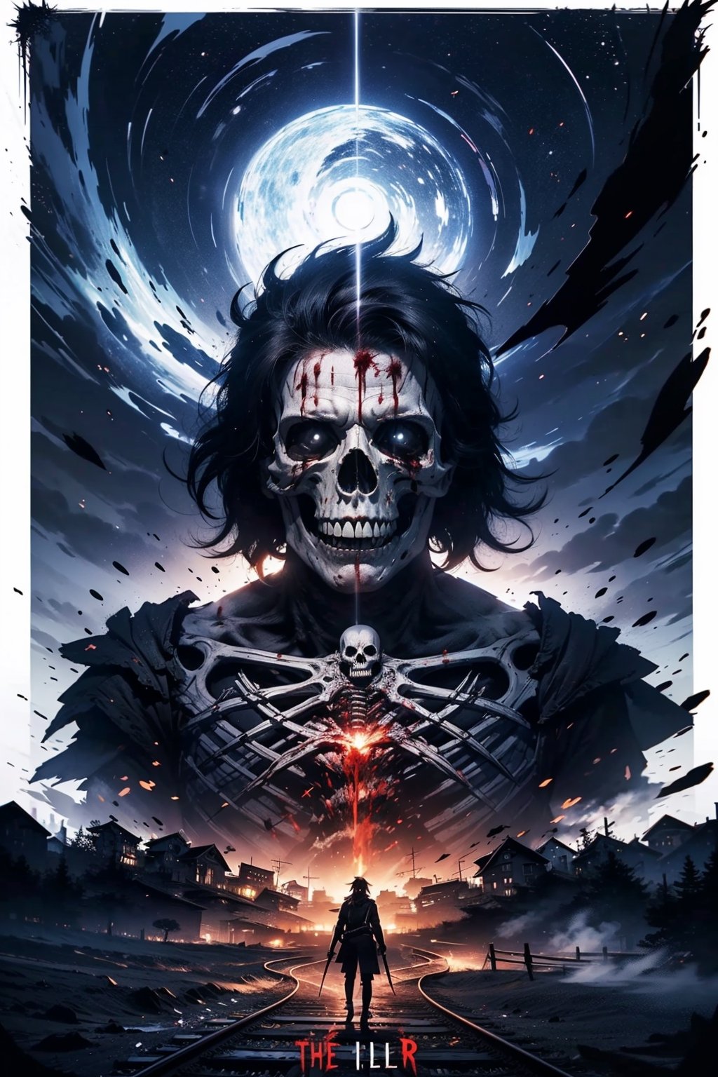 DarkTheme,  EpicSky,  poster horror by Bờ Lắc Suun on Tensor.Art