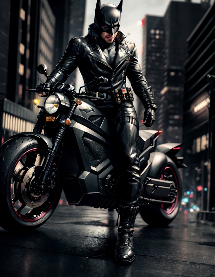 1 batman,  cyberpunk background,  boots by Ginrok on Tensor.Art