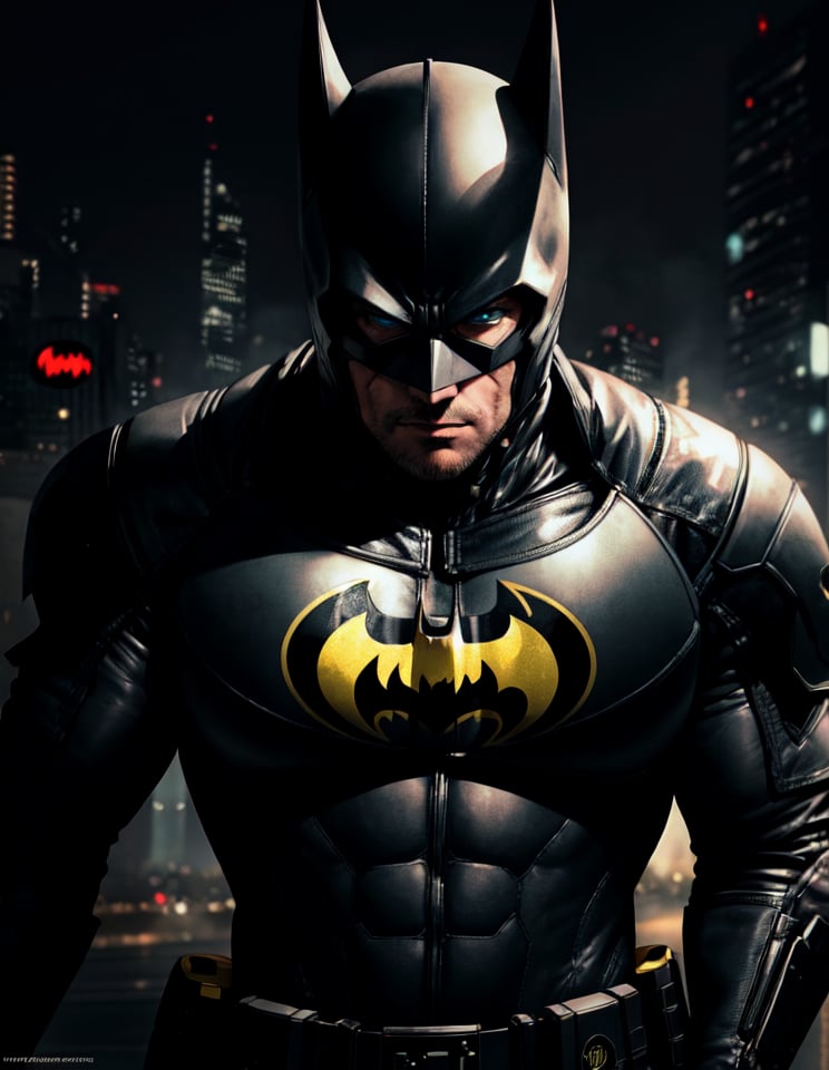 1 batman,  cyberpunk background,  boots by Ginrok on Tensor.Art