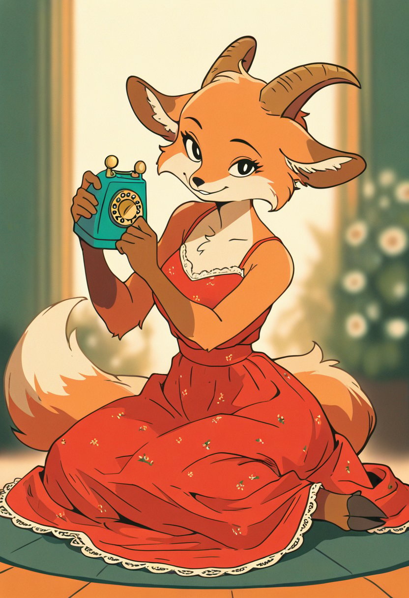 anthro goat,  ,  anthro fox by 11B AI art fan on Tensor.Art