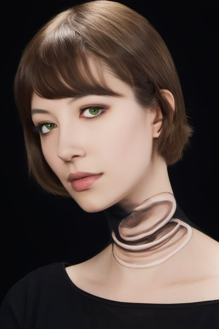 1girl,  solo,  green eyes by Chesthole on Tensor.Art