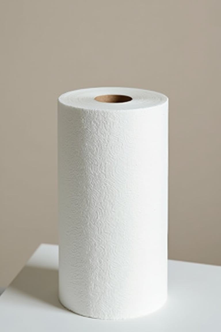 A roll of paper towels