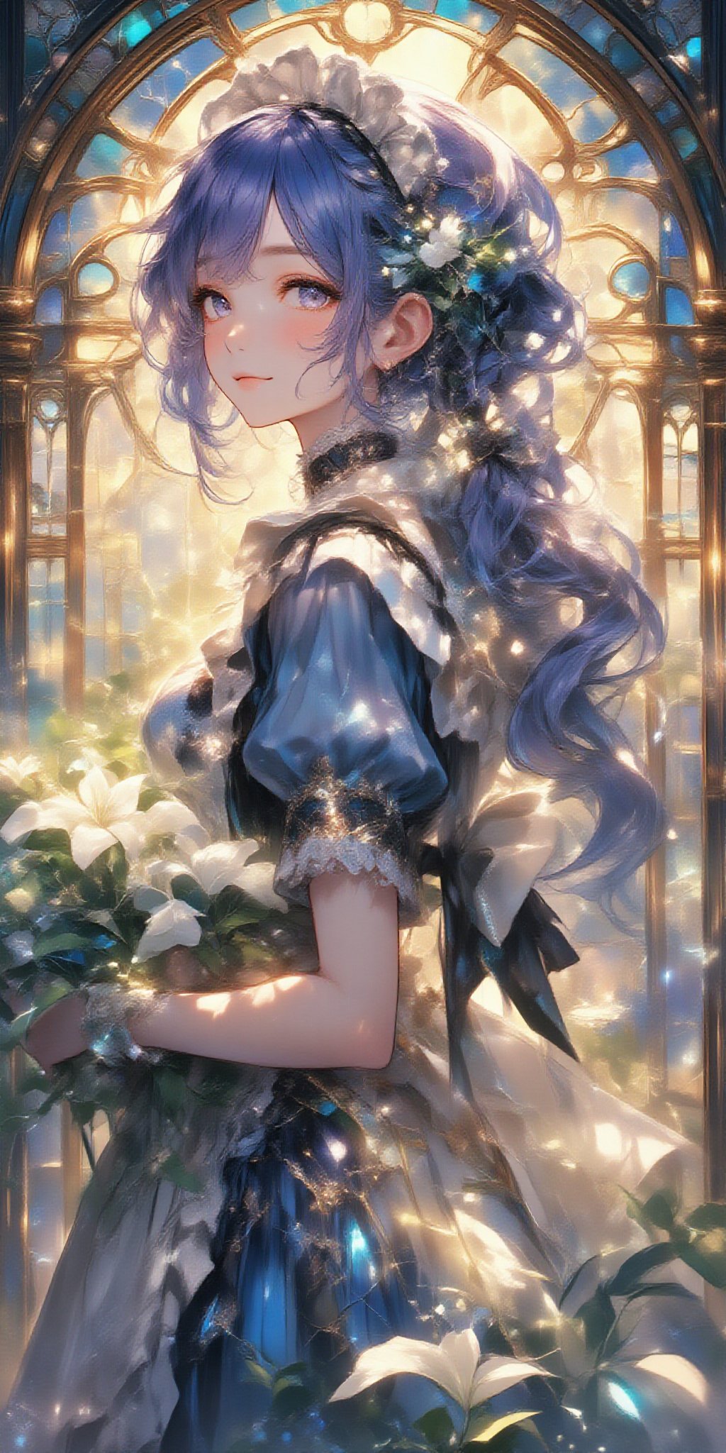1girl,  flower,  braid by 京野菜（kyo8sai） on Tensor.Art
