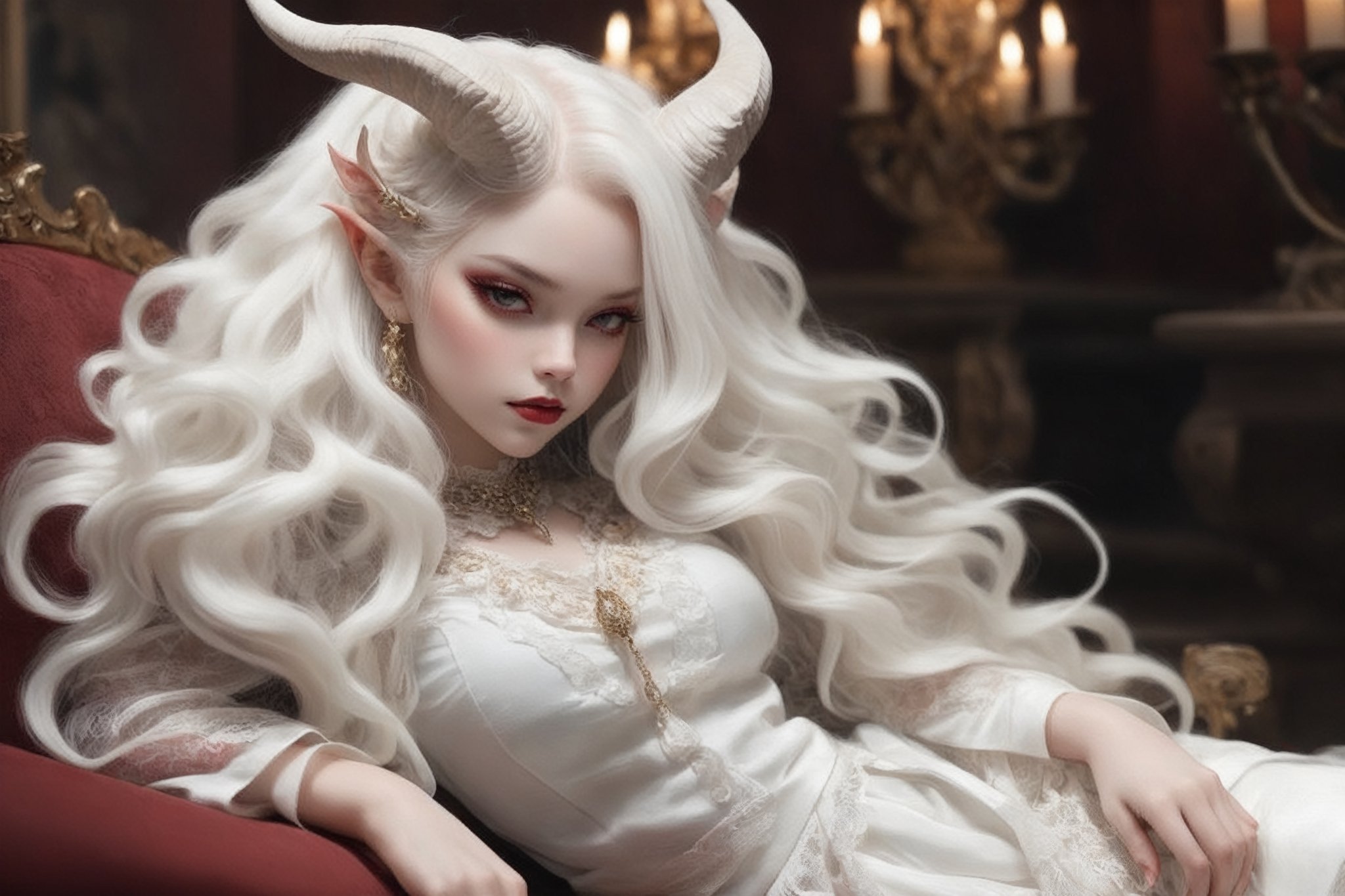 1Little girl,  (masterful),  albino demon little queen by maehara on Tensor.Art