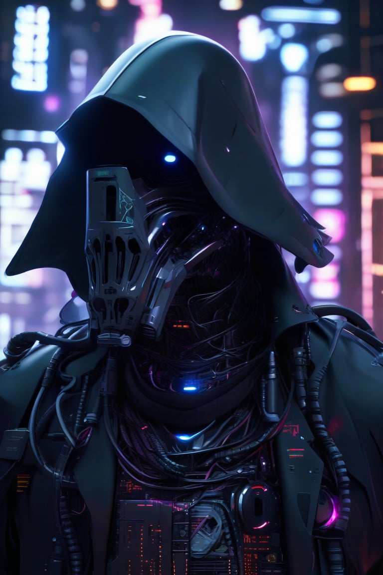 Plague Doctor,  Cyberpunk Plague Doctor Cyborg,  futuristic reinterpretation by maehara on Tensor.Art
