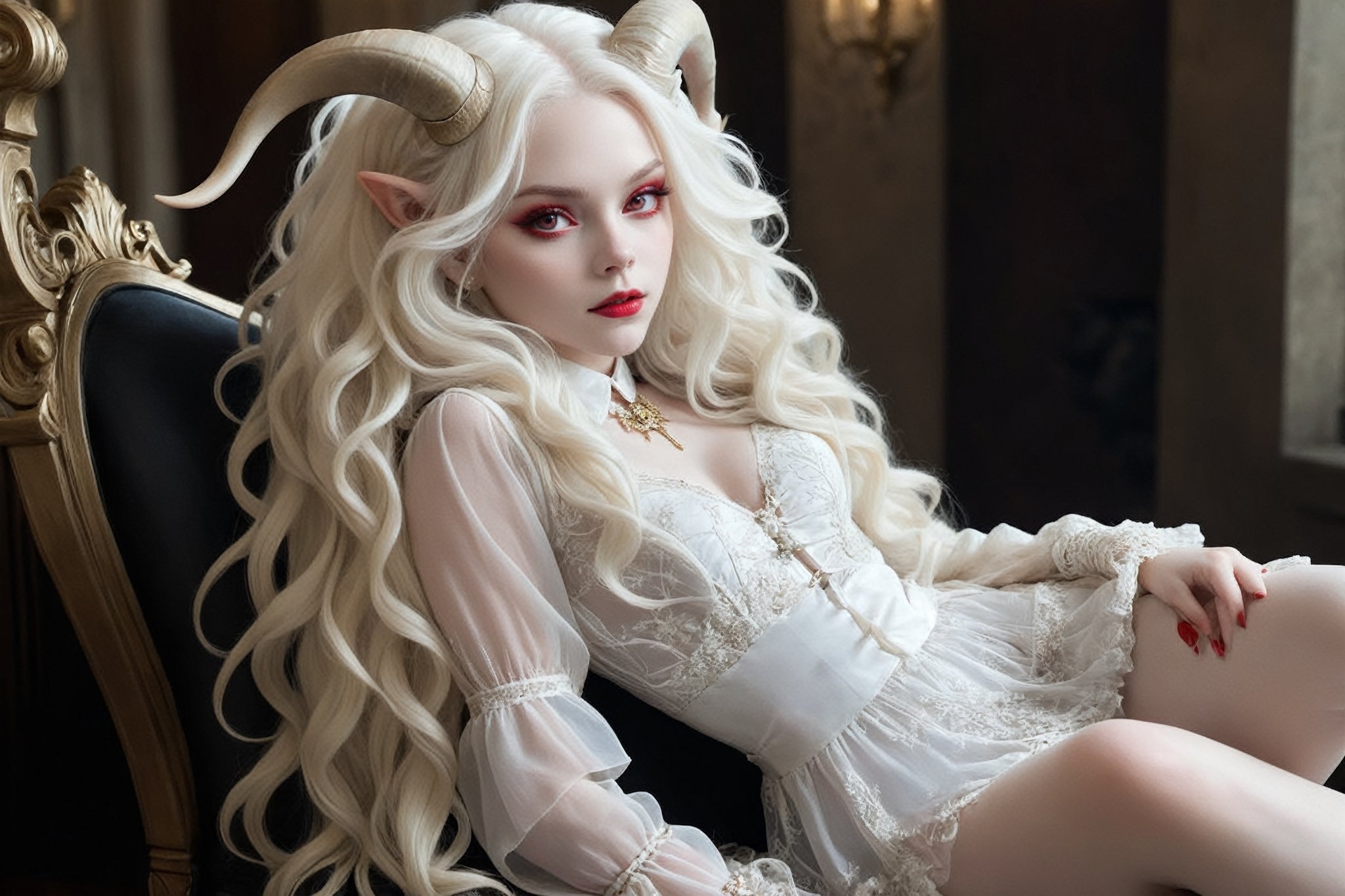 1Little girl,  (masterful),  albino demon little queen by maehara on Tensor.Art