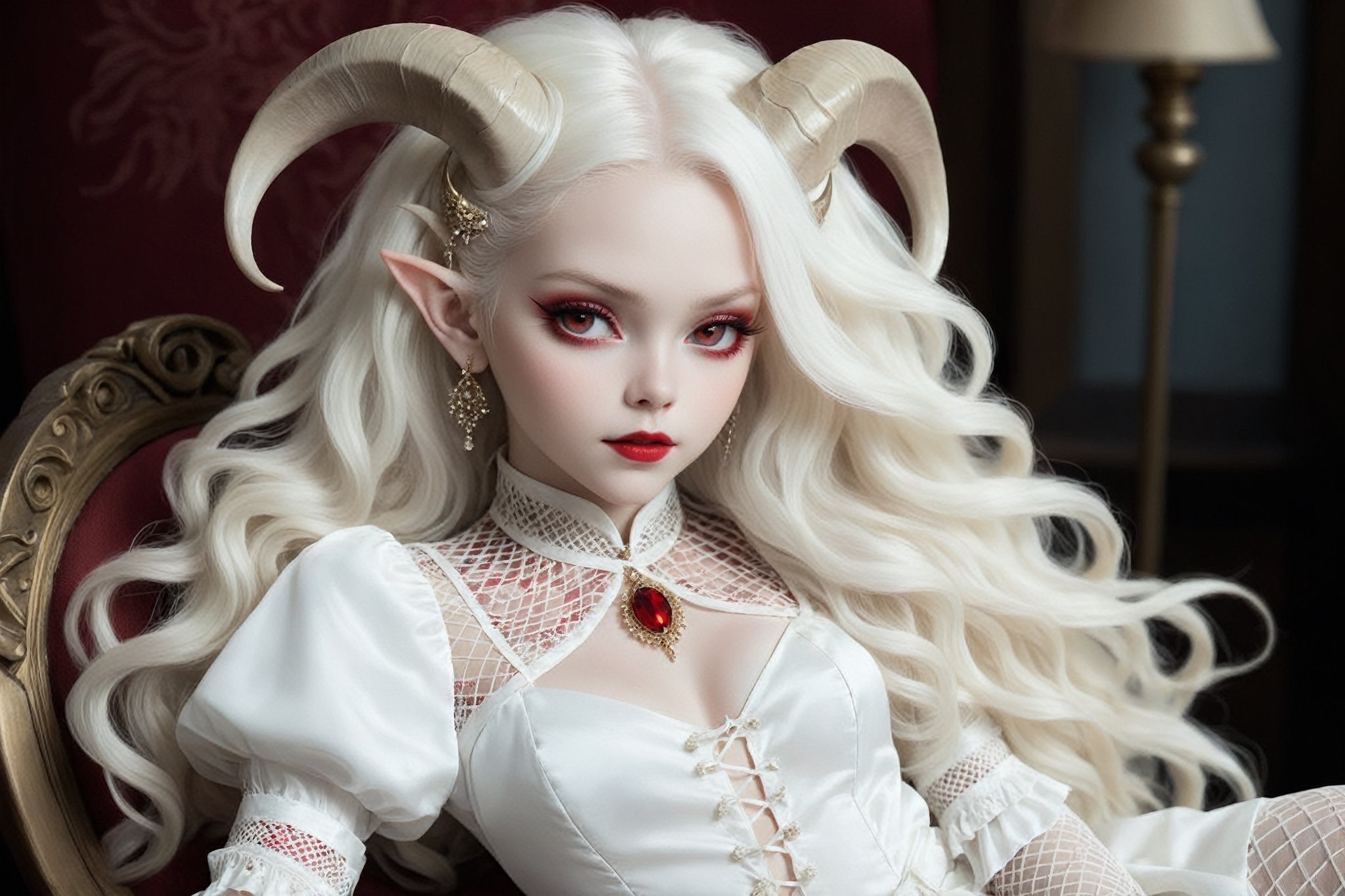 1Little girl,  (masterful),  albino demon little queen by maehara on Tensor.Art
