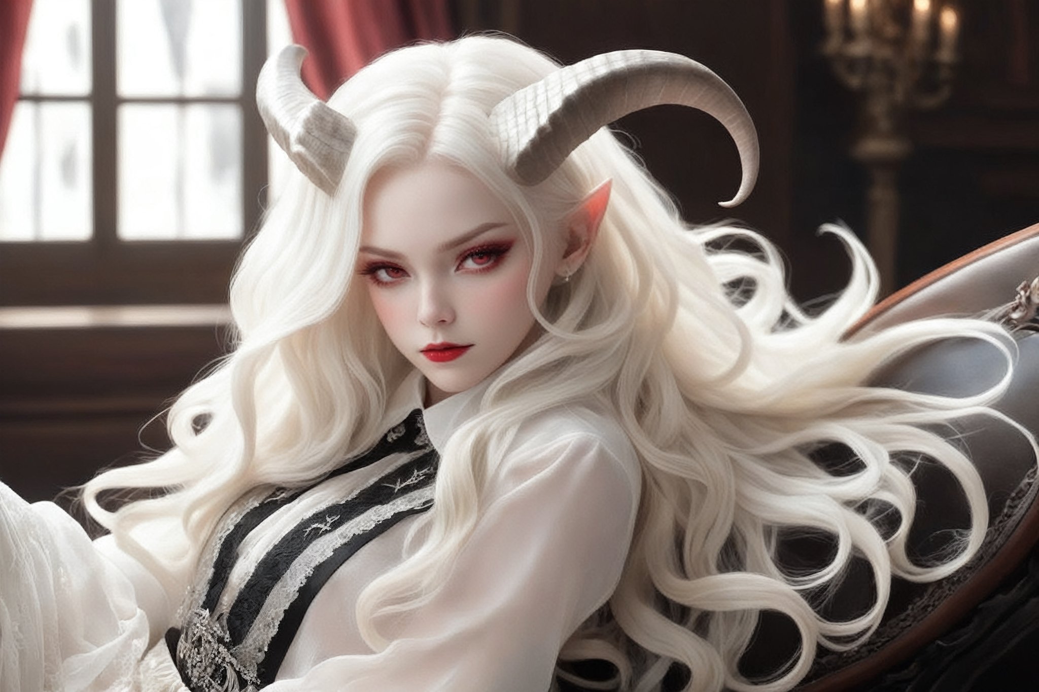 1Little girl,  (masterful),  albino demon little queen by maehara on Tensor.Art