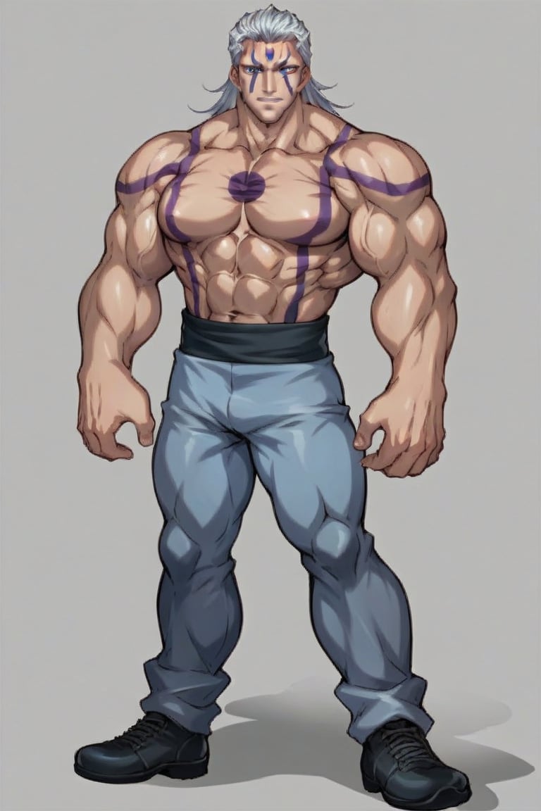 score_9,score_8_up,score_7_up,source_anime,BREAK, man,rex goodwin,In good physical shape, full body Muscular build, large chest and broad shoulders, ,looking at viewer, front view 