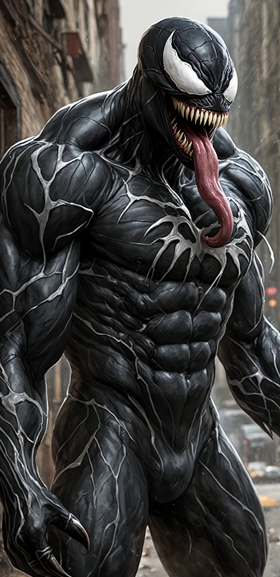 realistic,  Venom,  Marvel comics by King1980 on Tensor.Art