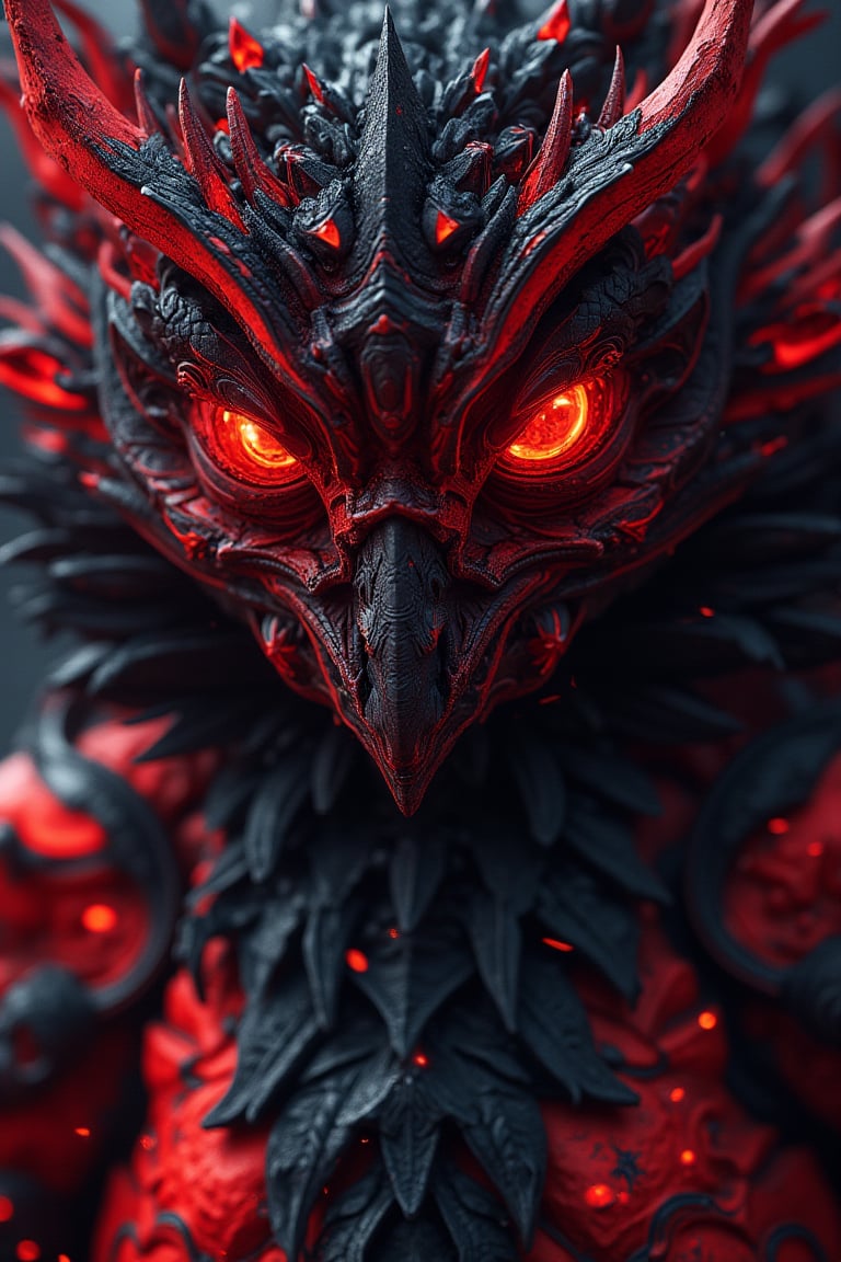 garuda, glowing red eyes, amazing composition, hyper details