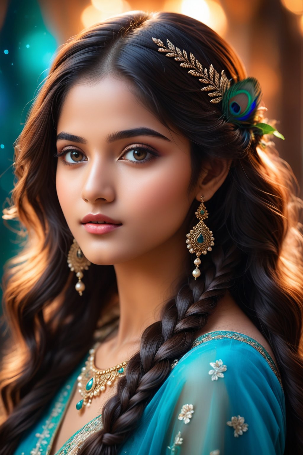 A breathtakingly beautiful 18-year-old girl named Anikha,  who is the epitome of elegance and charm. She stands out as the...