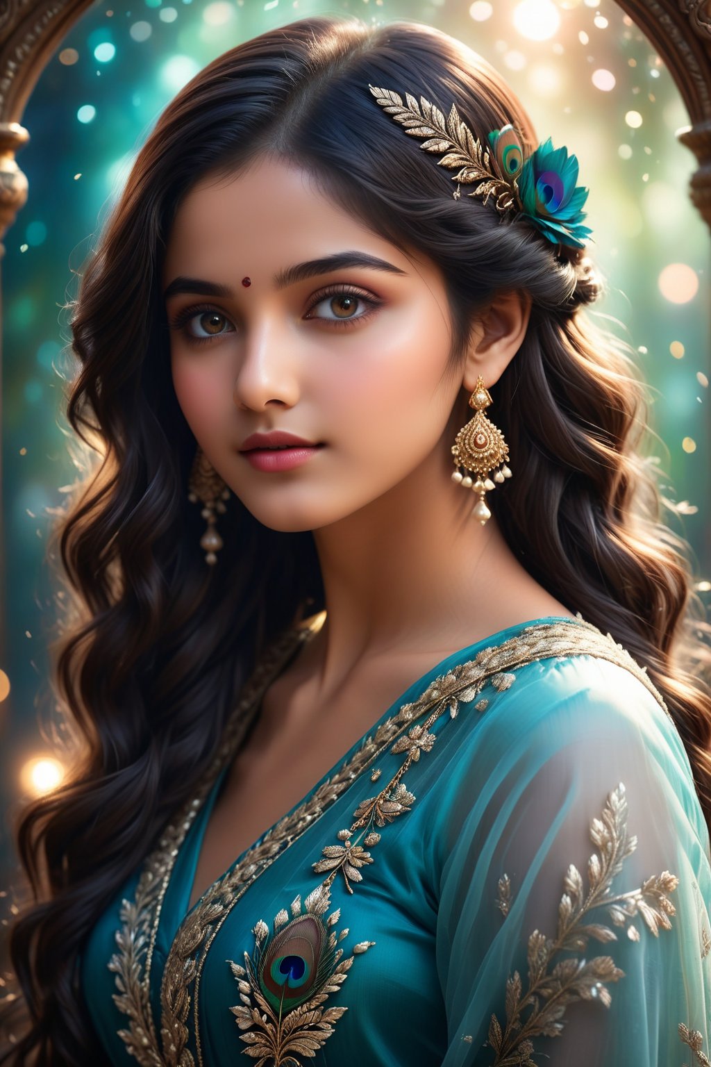 A breathtakingly beautiful 18-year-old girl named Anikha,  who is the epitome of elegance and charm. She stands out as the...