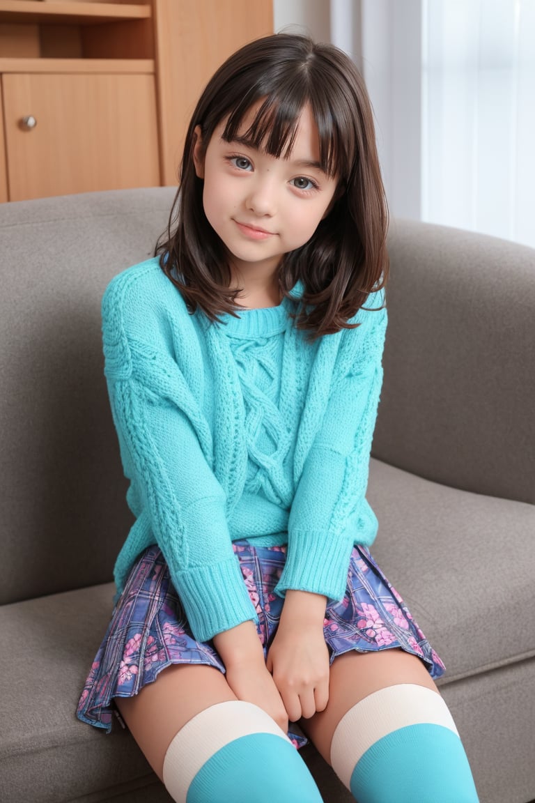 little tween,  beauty face,  sitting with open legs by Cocoon on Tensor.Art