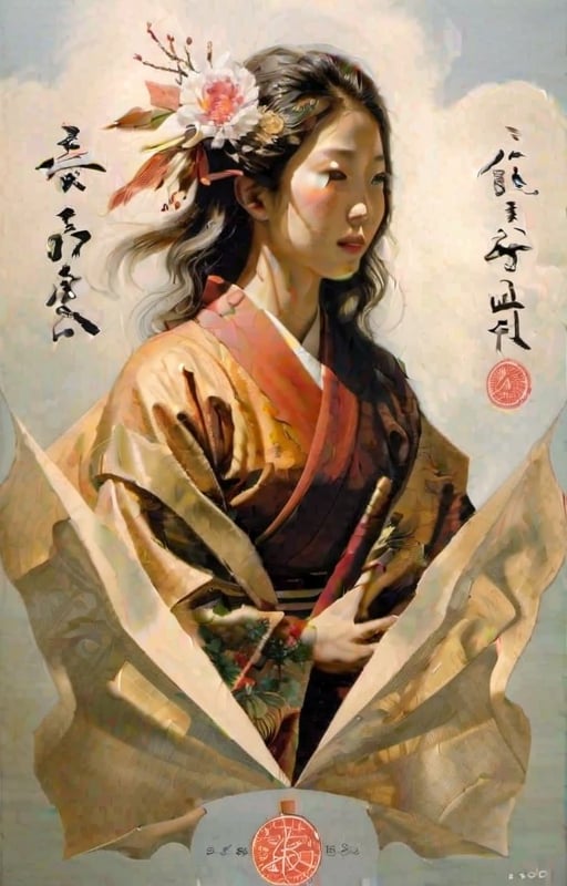 Born in Saitama Prefecture,  she graduated from the Japanese Painting Group of the Graduate School of Fine Arts,  Tokyo Un...