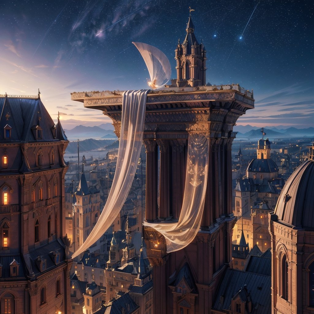 ultra realistic 8k cg,flawless,clean,masterpiece,professional artwork,cinematic lighting,cinematic bloom,fantasy,dreamlike,unreal, gem,jewelery, ((epic castle)), （balcony）, 