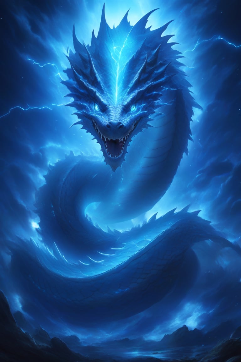The majestic entity stands as a testament to the confluence of realms,  drawing from the raw power and elegance of multipl...