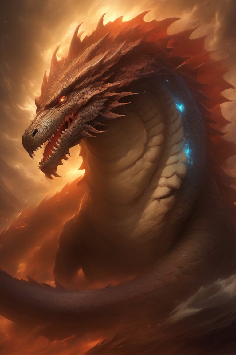"Emerging from the depths of a multi-dimensional rift,  this creature combines the very essence of the cosmos and the terr...