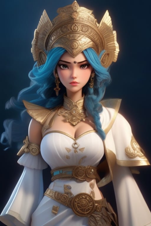 Female character with a nurse theme,  Her attire and accessories should reflect the utmost professionalism and dedication...