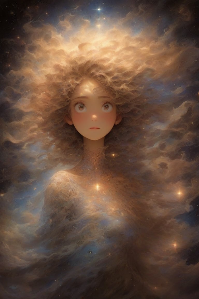 The transdimensional girl exists in a dimension beyond three-dimensional comprehension,  meaning her presence and appearan...
