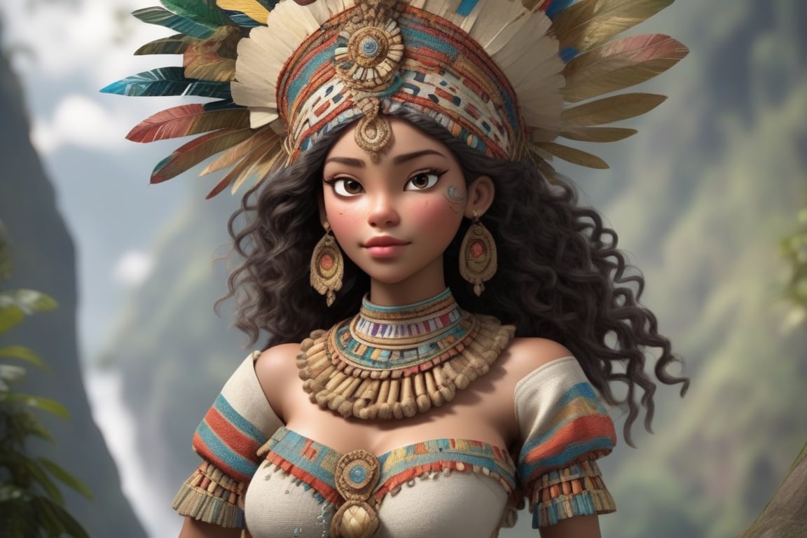 A female figure representing the pinnacle of human beauty,  blending ideal attributes from diverse cultures and epochs,  H...