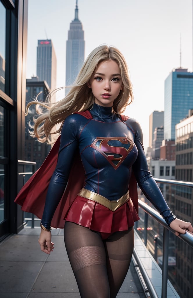 1girl,  supergirl ,  light blonde hair by Goku_8888 on Tensor.Art