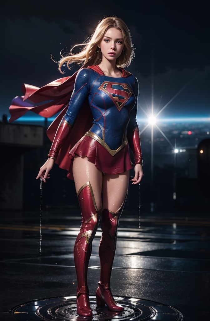 1girl,  supergirl ,  rain by Goku_8888 on Tensor.Art