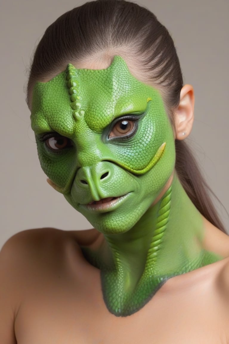 lizard face girl,sexy,