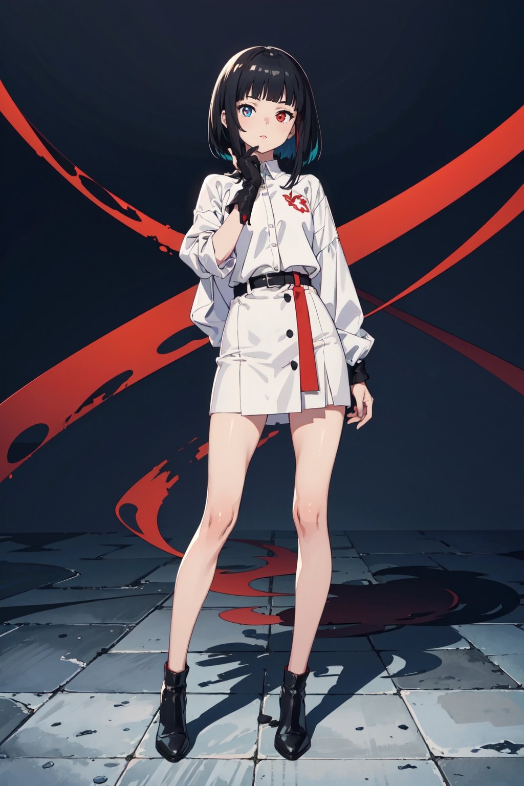 1girl,  solo_focus,  red_eyes by Odd-eyes on Tensor.Art
