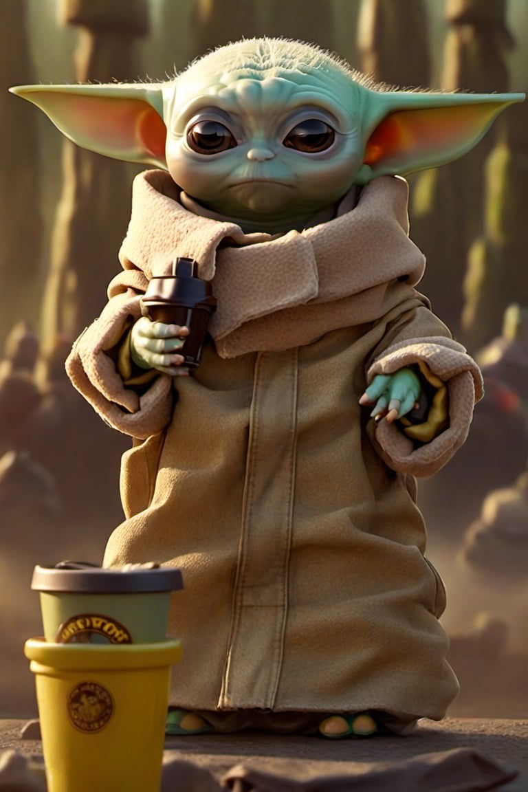 Masterpice,  High Quality,  baby Yoda by Barooq Nation on Tensor.Art