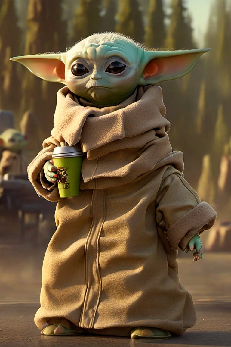 Masterpice,  High Quality,  baby Yoda by Barooq Nation on Tensor.Art