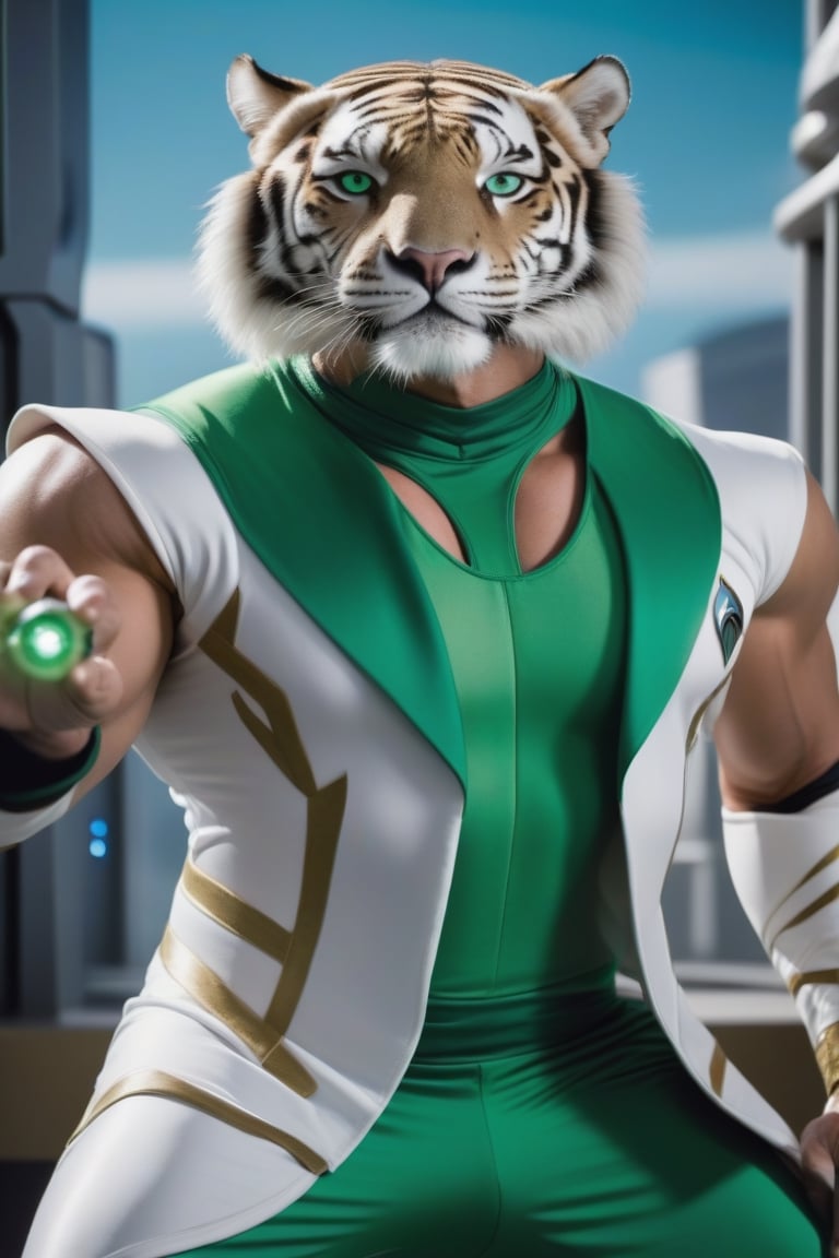 PERFECT_BODY_PERFECT_FACE_PERFECT_EYES_green_eyes_PERFECT_FACE_star_trek_costume_white_tiger_humanoid_muscle_body_