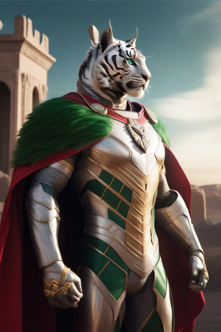 PERFECT_BODY_PERFECT_FACE_PERFECT_EYES_green_eyes_PERFECT_FACE_star_trek_costume_white_tiger_humanoid_muscle_body_STAR_TREK_SHIELD_VERY_BIG_DICK_BIG_SHOULDERS_POWER_LEGS_gladiator_chest_power_bicep_